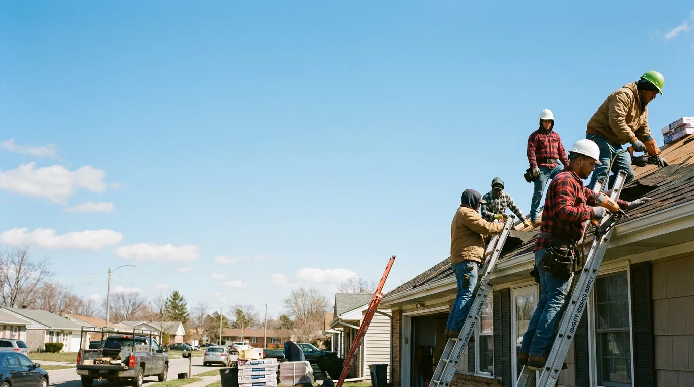 Roofing in Mechanicsburg, IL near me